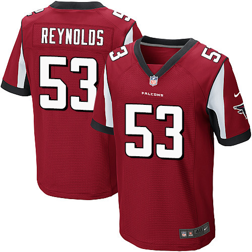 Men's Elite LaRoy Reynolds Nike Jersey Red Home - #53 NFL Atlanta Falcons